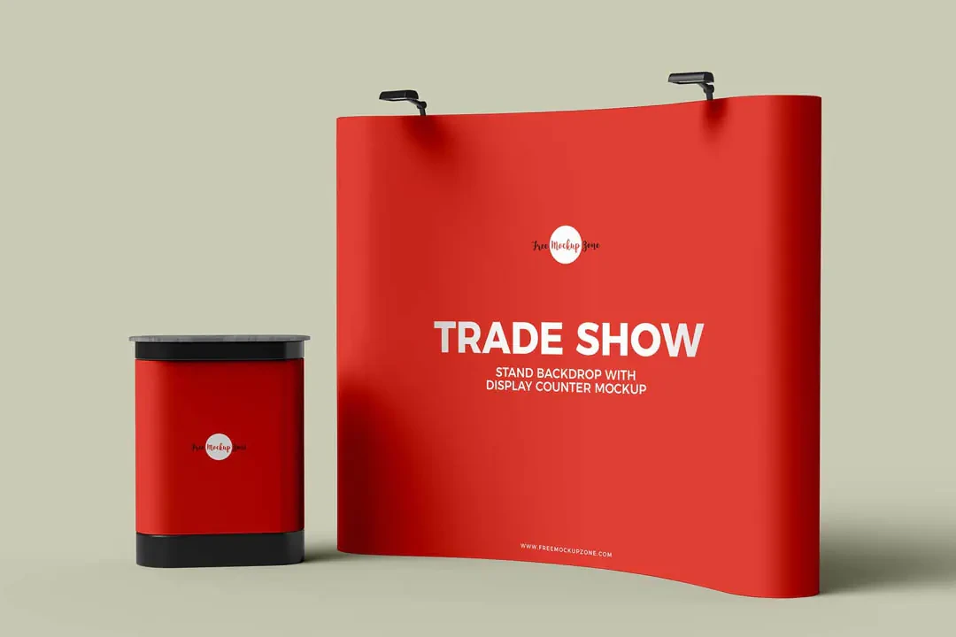 Exhibition Stand Mockup Free PSD – Mockuplar creative asset