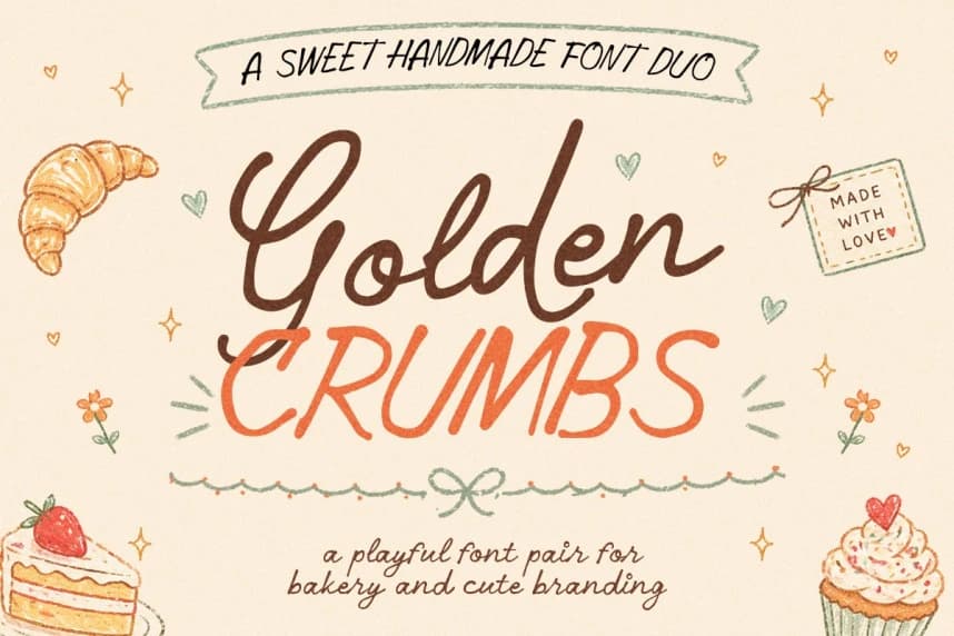 Golden Crumbs Font