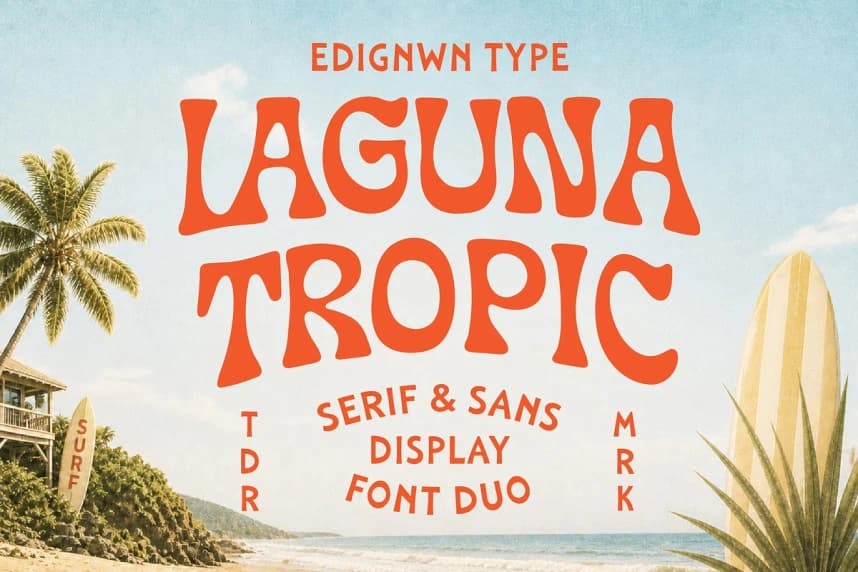 Laguna Tropic Yazı Tipi – Görüntü creative asset
