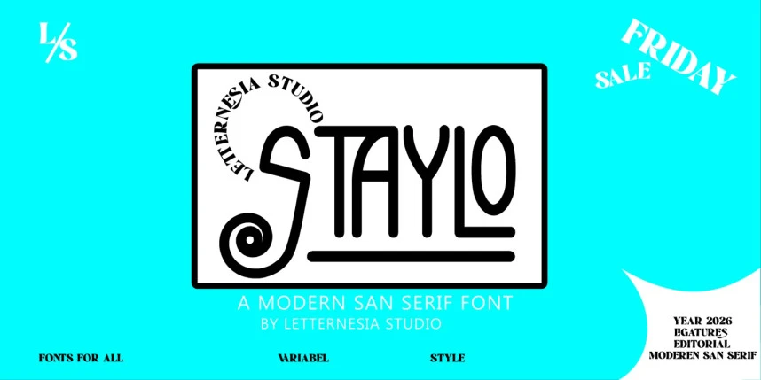 Staylo Font – Görüntü creative asset