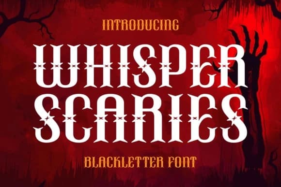 Whisper Scaries Font