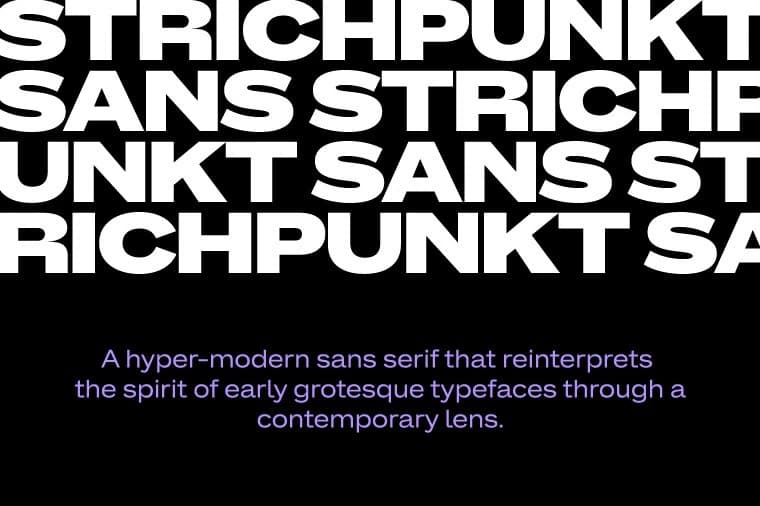Strichpunkt Sans Font – Görüntü creative asset