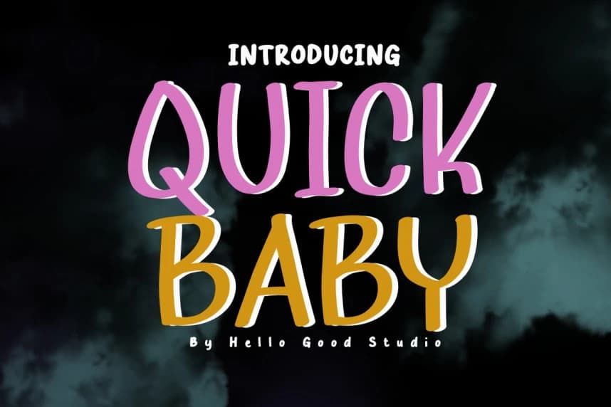 Quick Baby Font – Görüntü creative asset