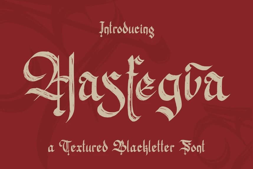 Hasfegia Font – Görüntü creative asset