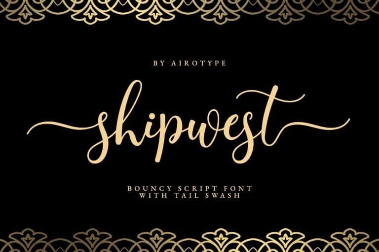 Shipwest Script Font