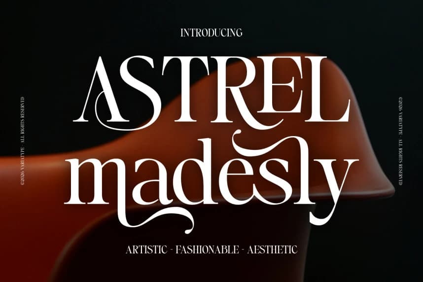 Astrel Madesly Font – Serif creative asset