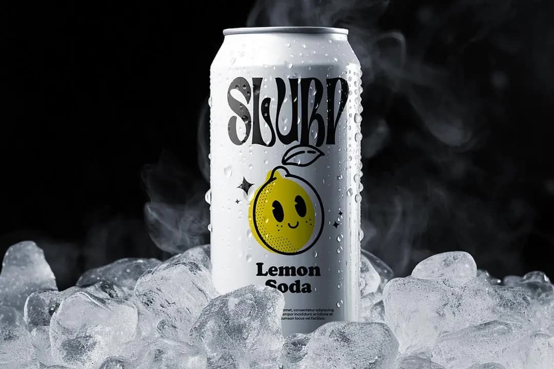 Soda Can Mockup Sample PSD – Mockups creative asset