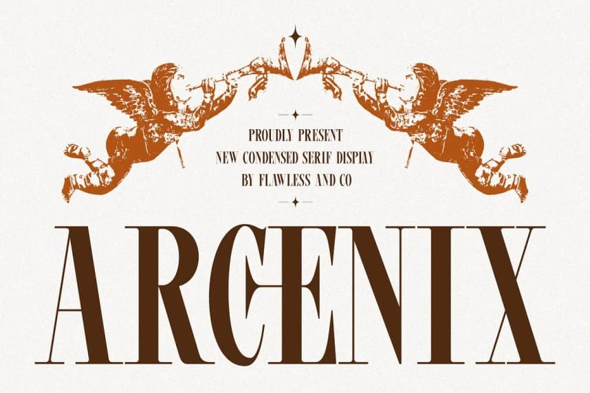 Arcenix Font – Serif Yazı Tipi creative asset