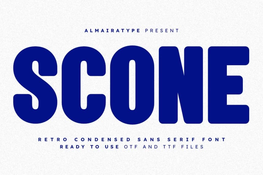 Scone Font – Sans Serif creative asset