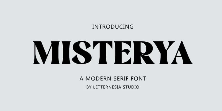 Misterya Font