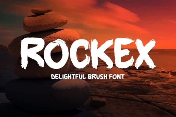 Rockex Brush Font