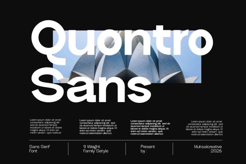 Quantro Sans Font