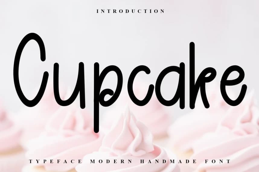 Cupcake – Şık El Yazısı Fontu – Görüntü creative asset
