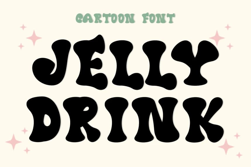 Jelly Drink Eğlenceli Yazı Tipi – Görüntü creative asset