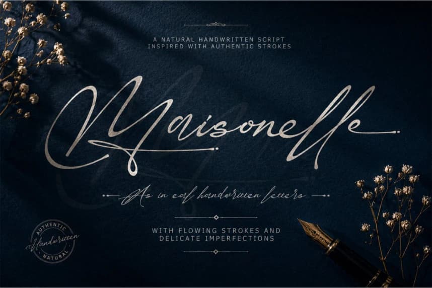 Maisonelle Font – Handwritten creative asset