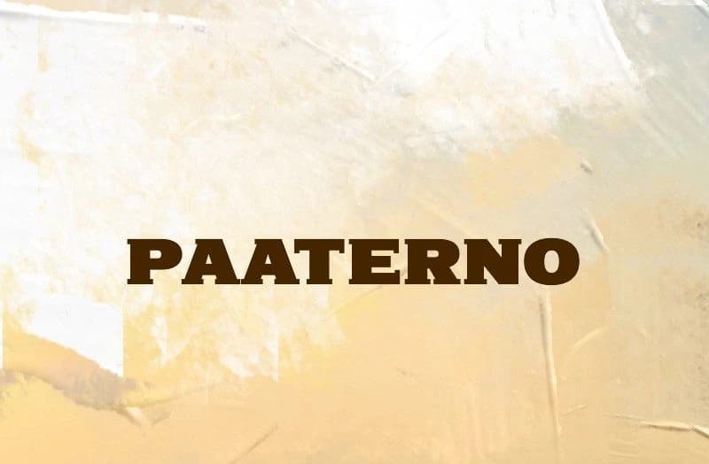 Paaterno Font – Görüntü creative asset