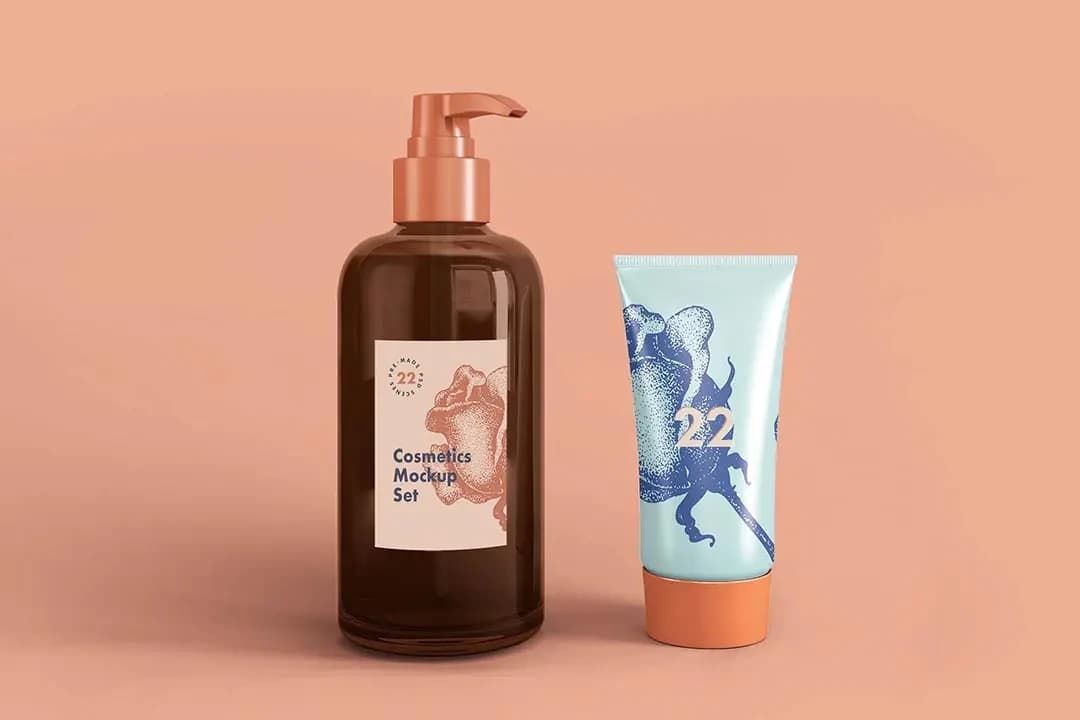 Cosmetic Mockup – Mockuplar creative asset