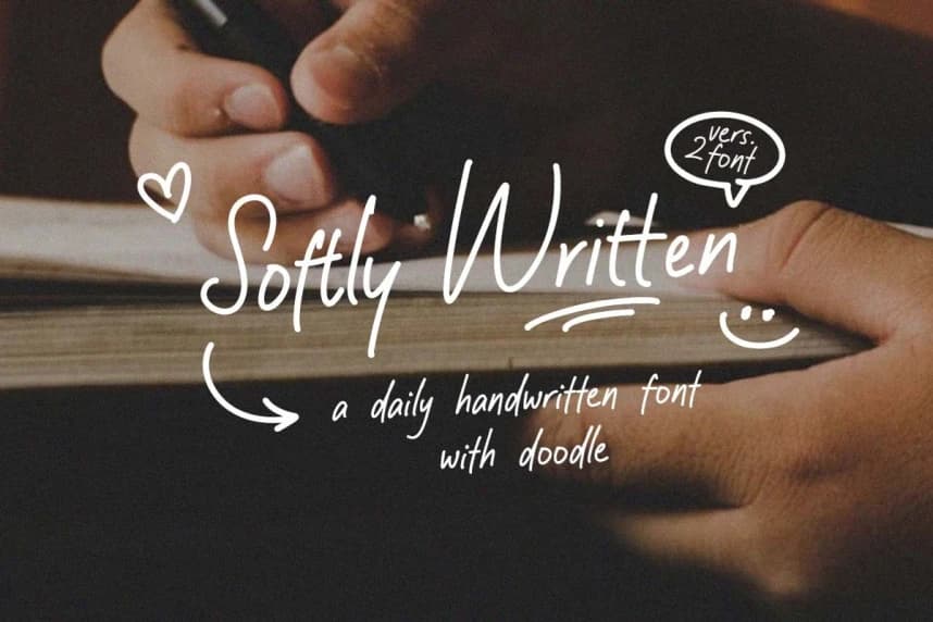 Softly Written Font – Handwritten creative asset