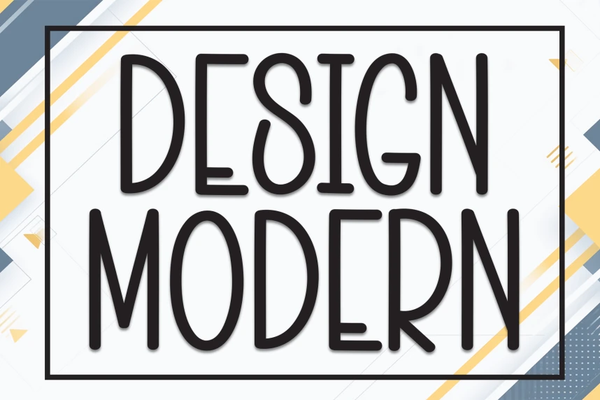 Design Modern El Yapımı Yazı Tipi – Görüntü creative asset