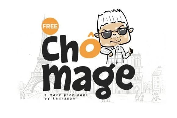 Chomage Display Font – Display creative asset