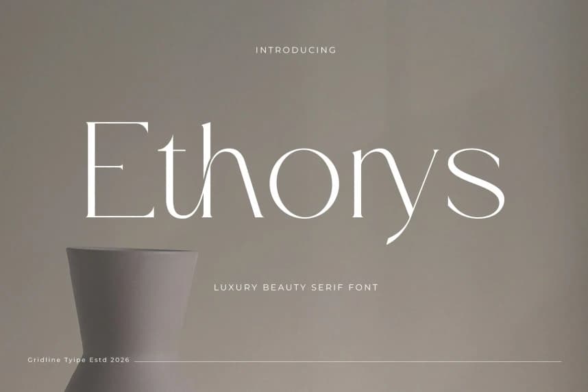 Ethorys Font – Serif creative asset