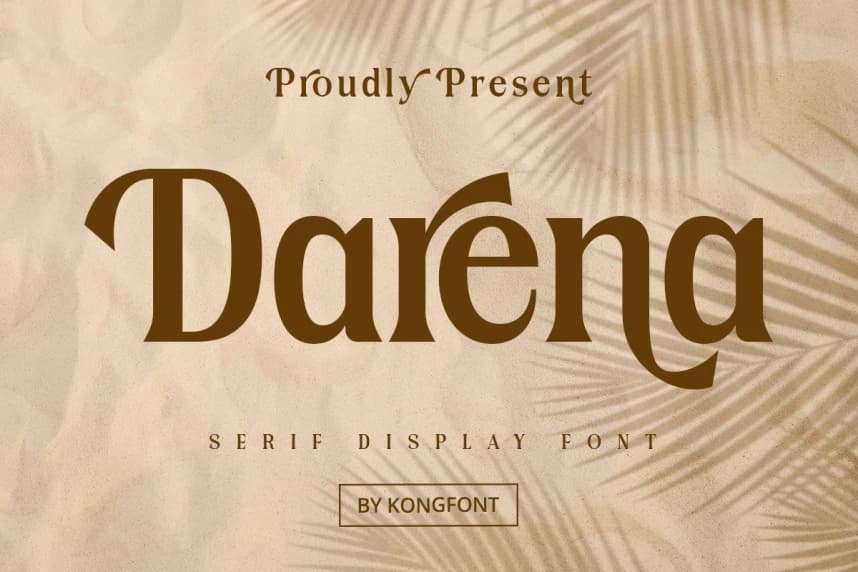 Darena Font – Display creative asset