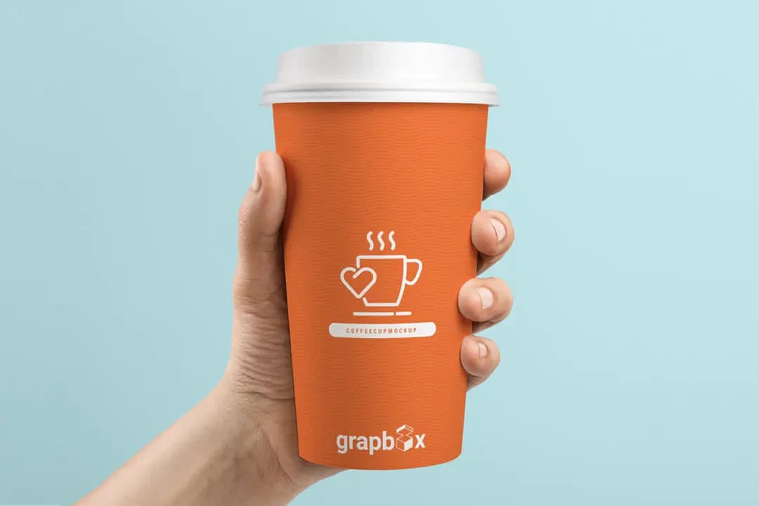 Coffee Cup In Hand Mockup Free PSD – Mockuplar creative asset