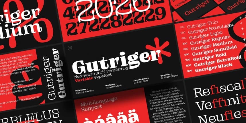 Gutriger Font