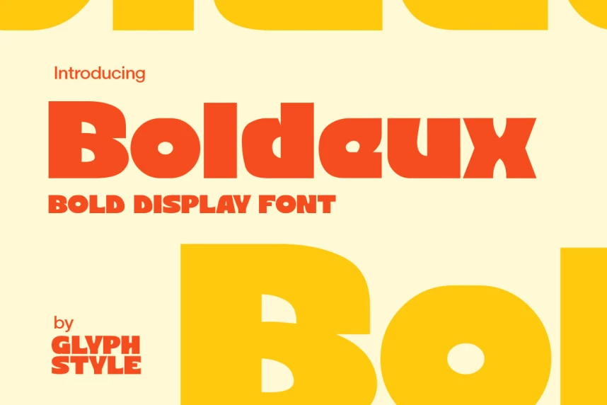 Boldeux Yazı Tipi – Sans Serif creative asset
