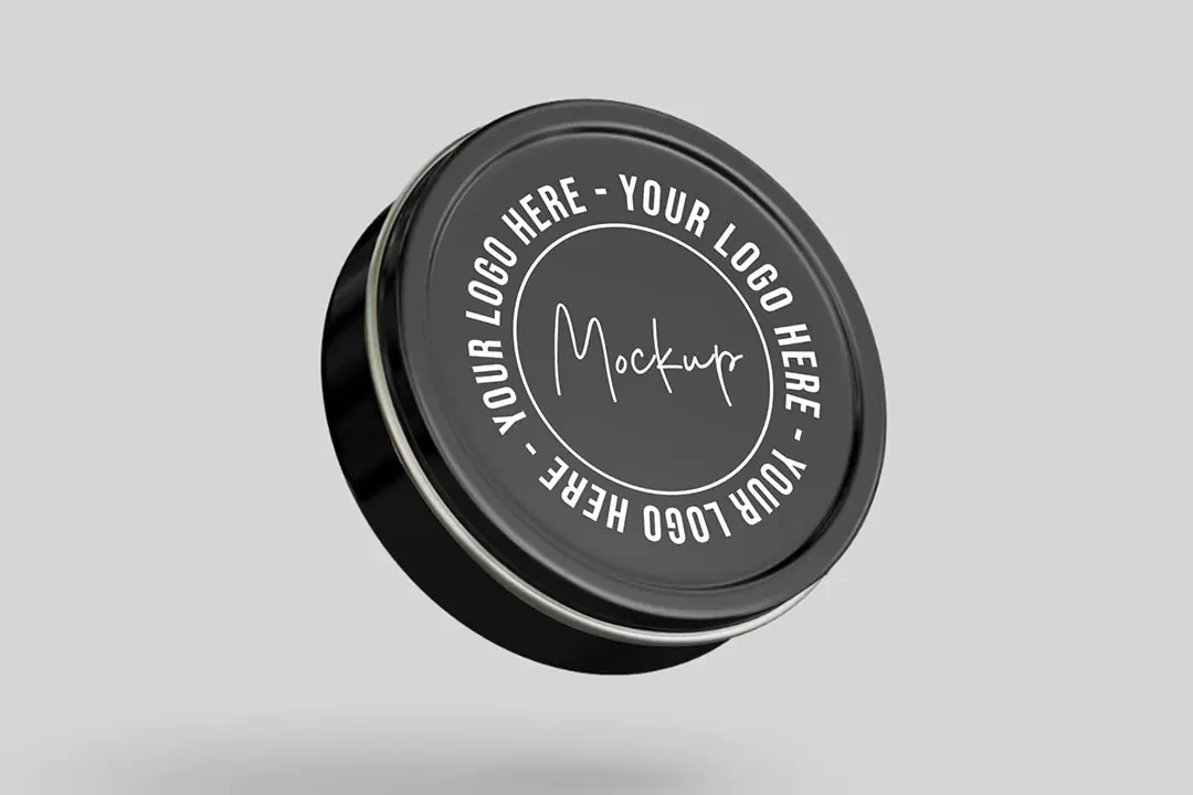 Kozmetik Teneke Kavanoz Mockup Ücretsiz PSD – Mockuplar creative asset