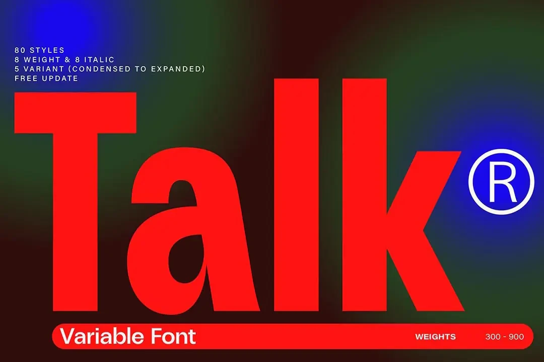 ZT Talk Font – Görüntü creative asset