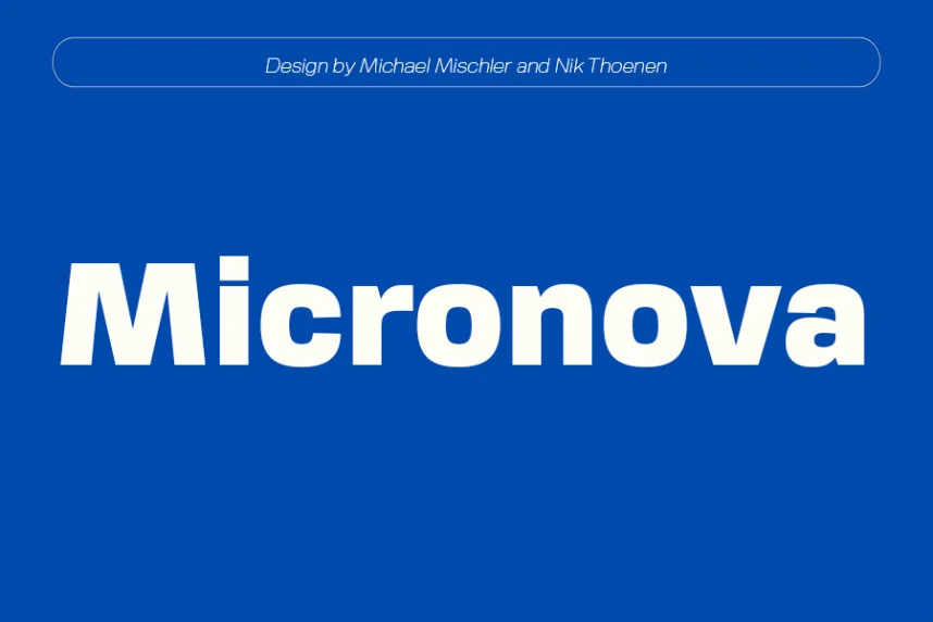 Micronova Font Family – Sans Serif creative asset