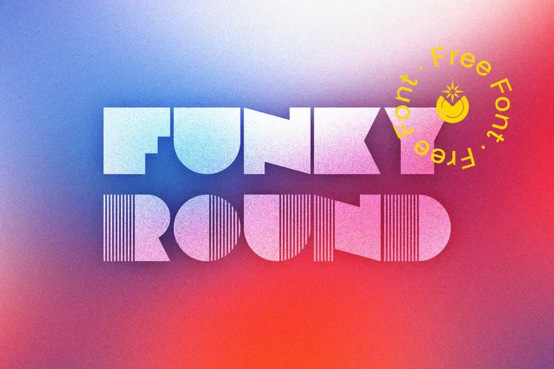 Funky Round Font – Display creative asset