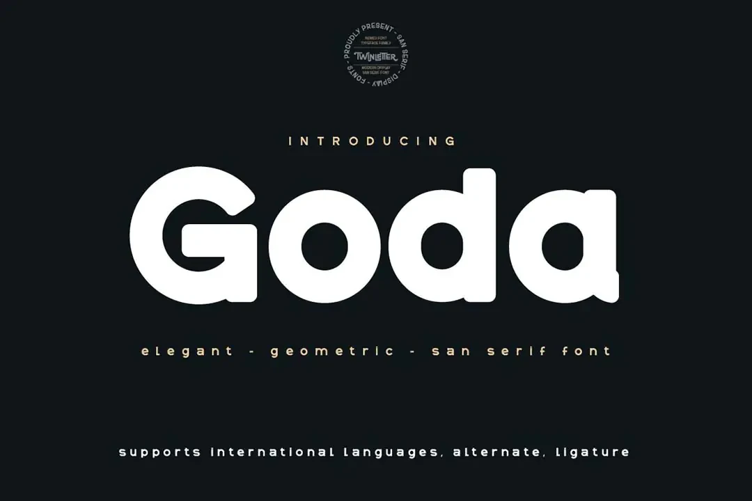 Goda Font – Sans Serif creative asset