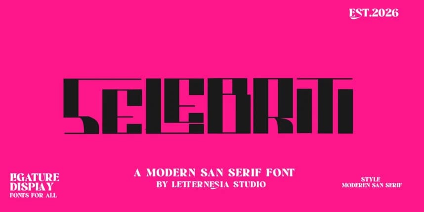Selebriti Yazı Tipi – Görüntü creative asset