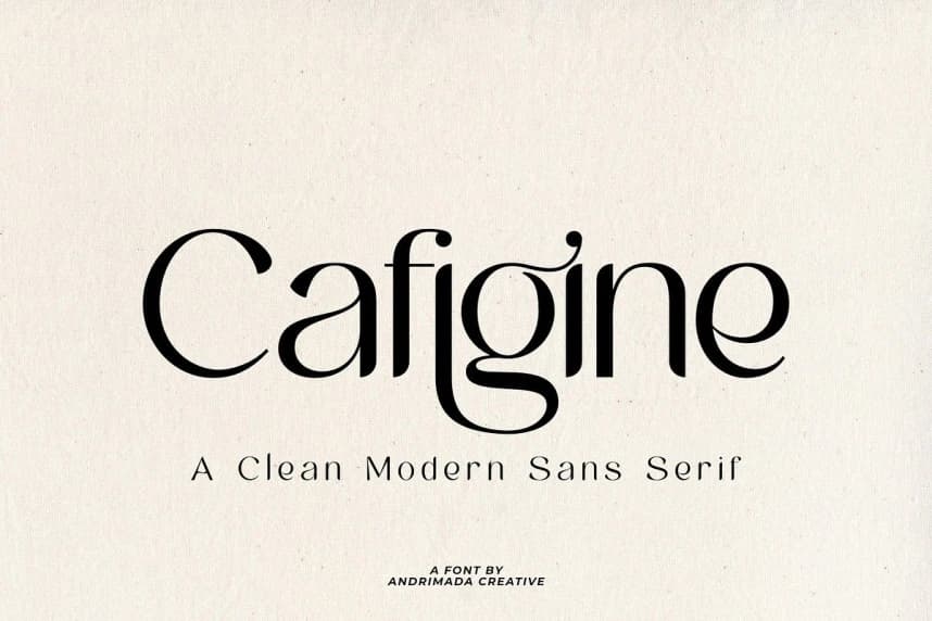 Cafigine Font