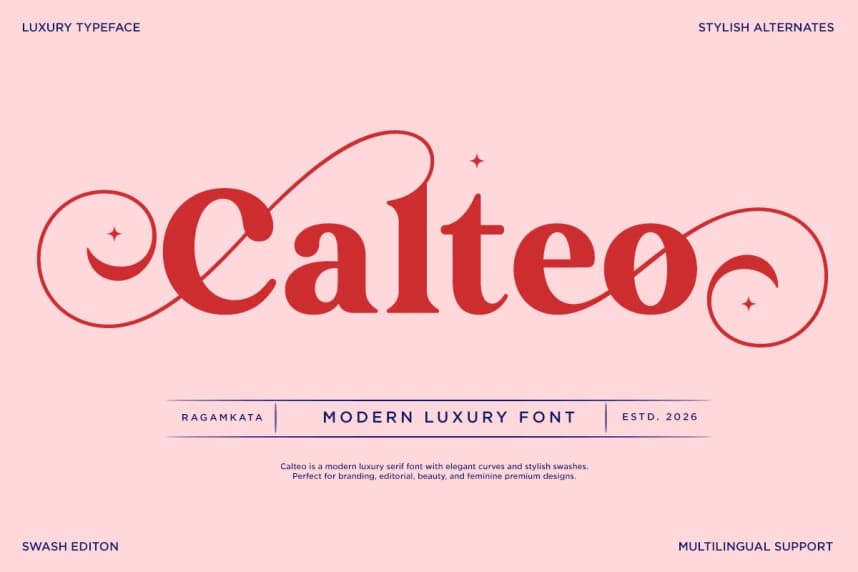 Calteo Font – Görüntü creative asset