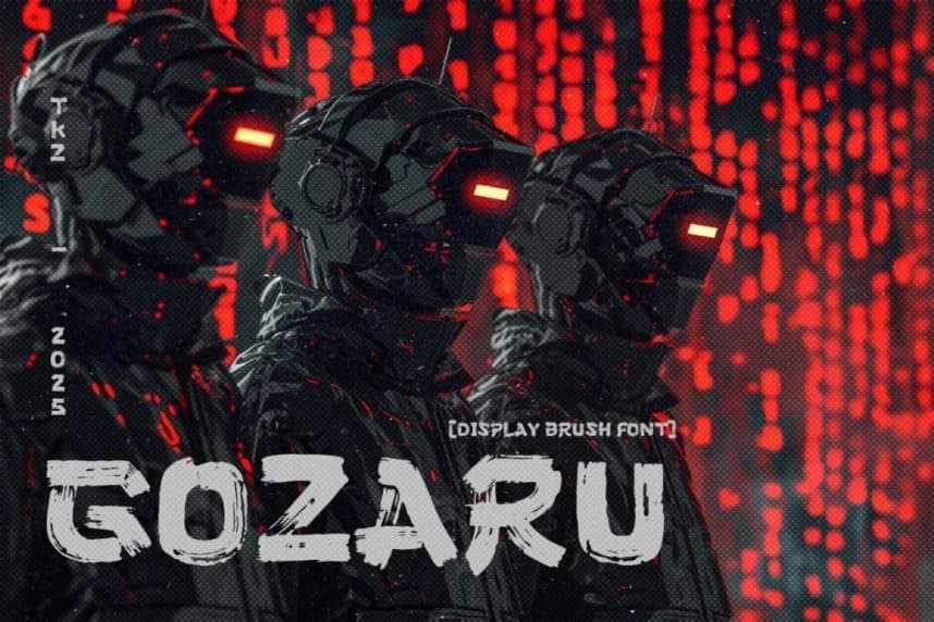 Gozaru Brush Font