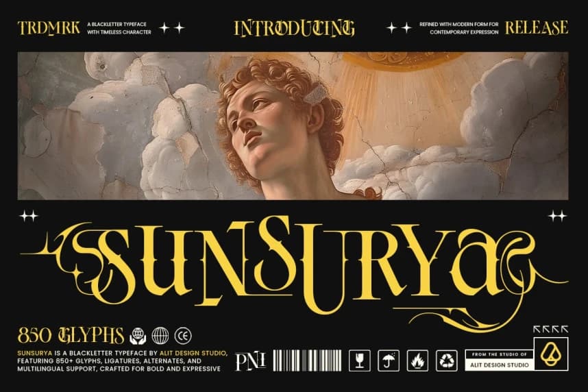 Sunsurya Font – Görüntü creative asset