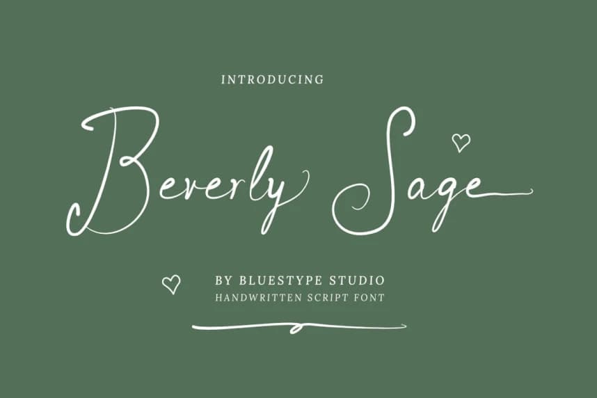 Beverly Sage Font
