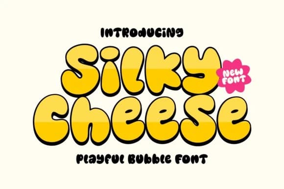 Silky Cheese Eğlenceli Yazı Tipi – Görüntü creative asset