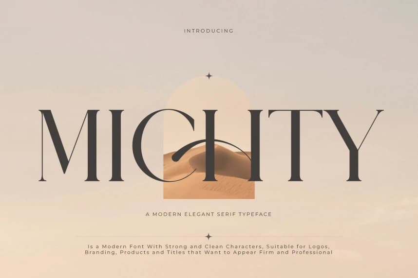 Michty Font – Serif creative asset