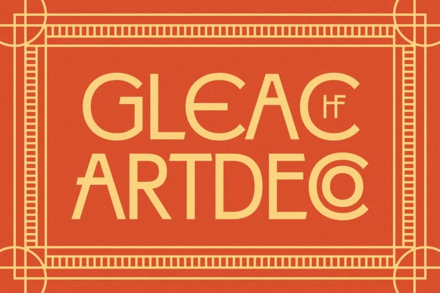Gleac HF Font – Görüntü creative asset