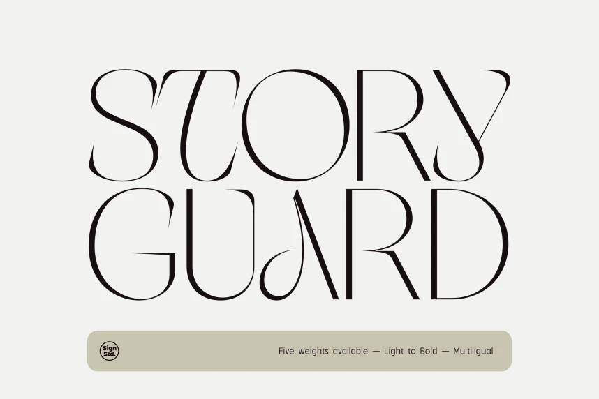 Story Guard Typeface
