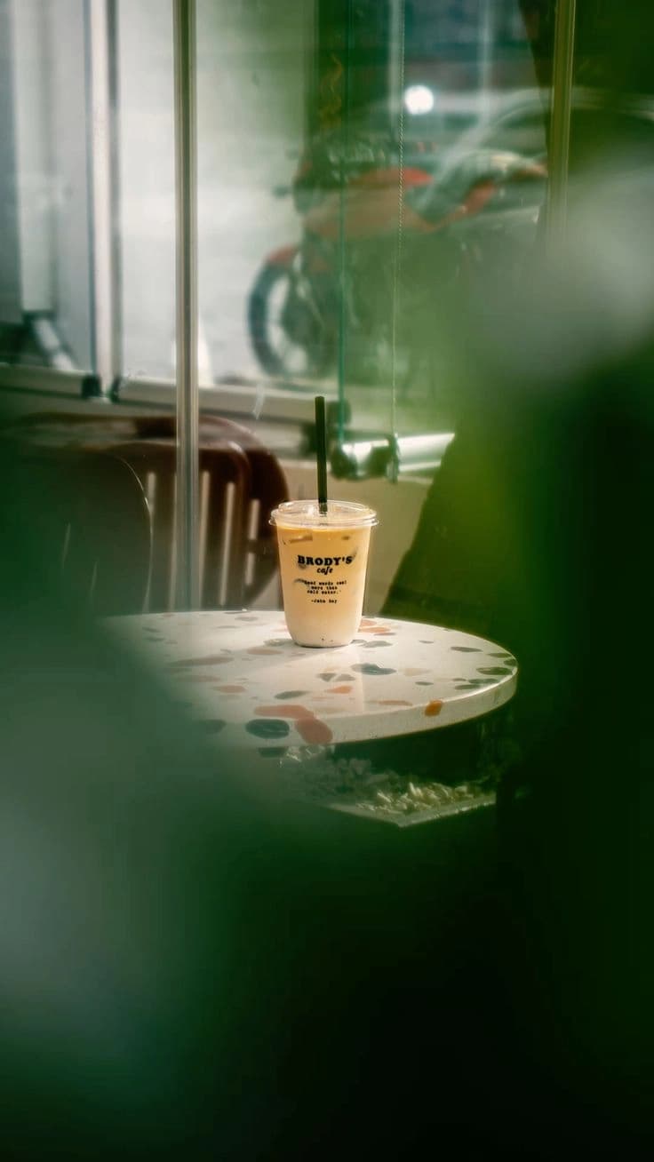 Cafe photoshooting