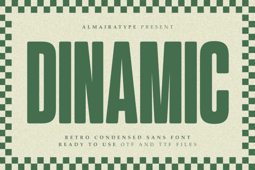 Dinamic Yazı Tipi – Sans Serif creative asset