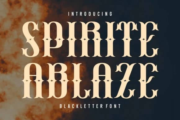 Spirite Ablaze Font
