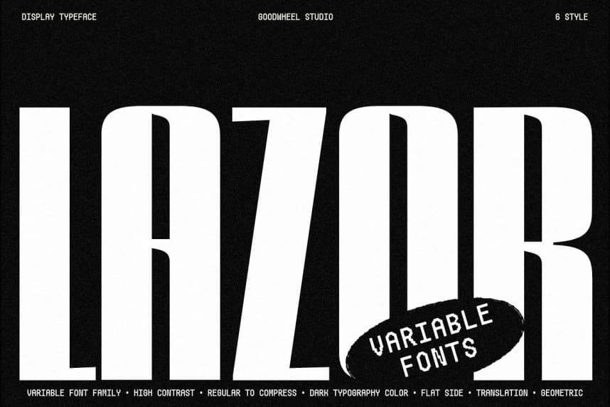 GW Lazor Font Family