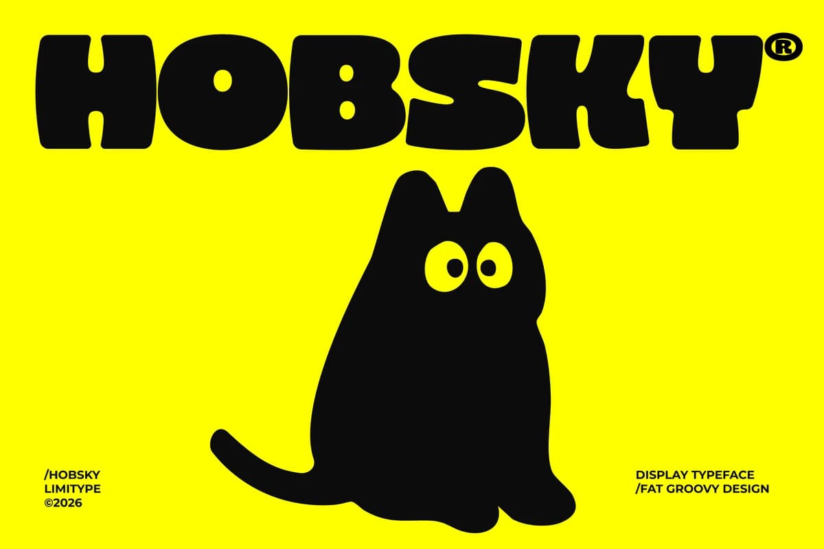 Hobsky - Bold Font – Görüntü creative asset
