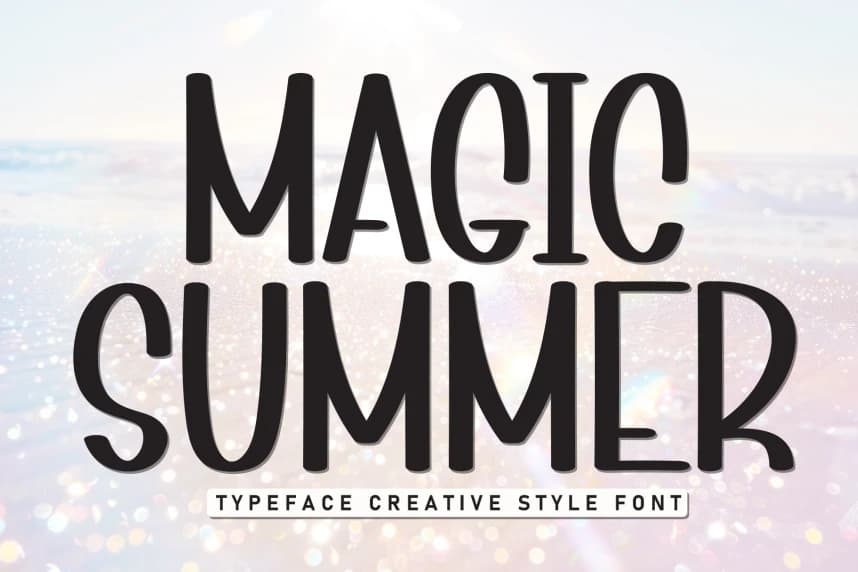 Magic Summer El Yapımı Yazı Tipi – Görüntü creative asset